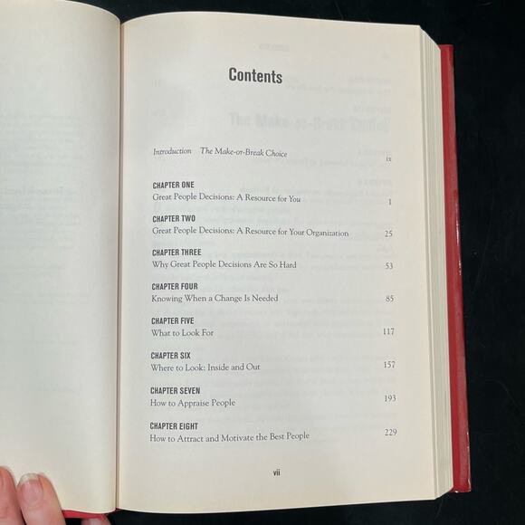 NEW Great People Decisions Hardcover Nonfiction Book by Claudio Fernandez Araoz - Picture 11 of 14